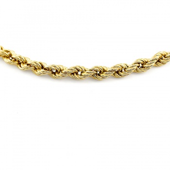 9ct gold  8.9g 18 inch rope Chain